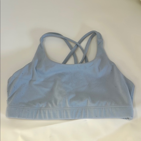Athleta Kids Sports Bras in Light Yellow and Light Blue - Picture 4 of 5